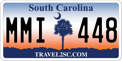 SC license plate MMI448