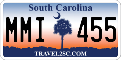 SC license plate MMI455