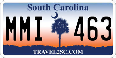 SC license plate MMI463