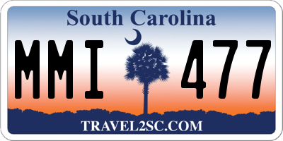 SC license plate MMI477