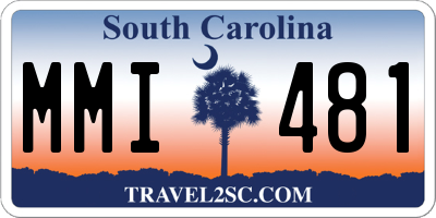 SC license plate MMI481