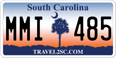 SC license plate MMI485
