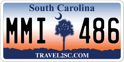 SC license plate MMI486