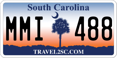 SC license plate MMI488