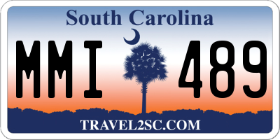 SC license plate MMI489