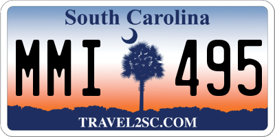 SC license plate MMI495