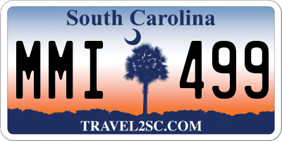 SC license plate MMI499