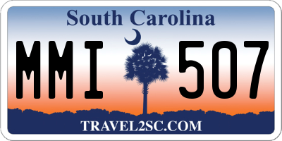 SC license plate MMI507