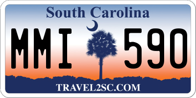 SC license plate MMI590