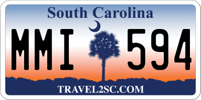 SC license plate MMI594