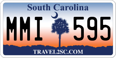 SC license plate MMI595