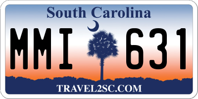 SC license plate MMI631