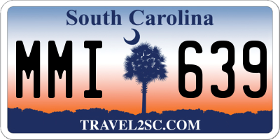SC license plate MMI639