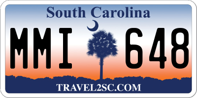 SC license plate MMI648