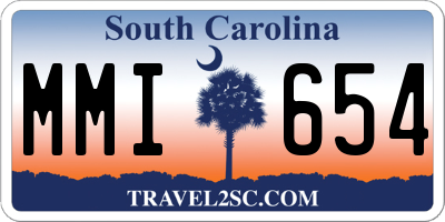 SC license plate MMI654