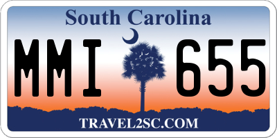 SC license plate MMI655