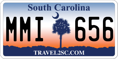 SC license plate MMI656