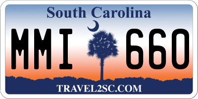 SC license plate MMI660