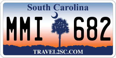 SC license plate MMI682