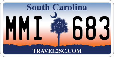 SC license plate MMI683
