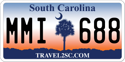 SC license plate MMI688