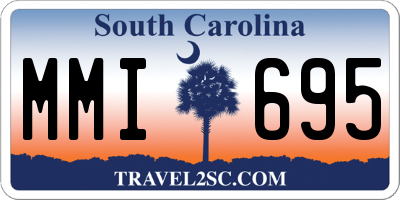 SC license plate MMI695