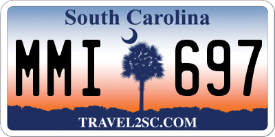 SC license plate MMI697