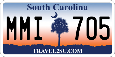 SC license plate MMI705