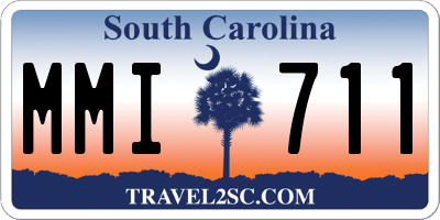 SC license plate MMI711
