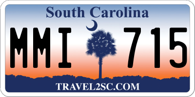 SC license plate MMI715