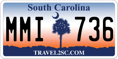 SC license plate MMI736