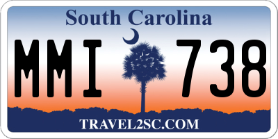 SC license plate MMI738