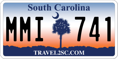 SC license plate MMI741