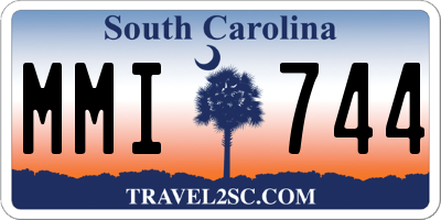 SC license plate MMI744