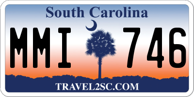 SC license plate MMI746