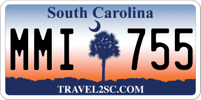 SC license plate MMI755