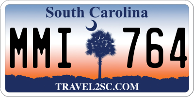 SC license plate MMI764