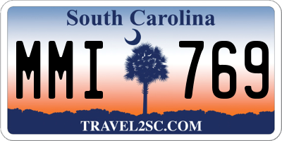 SC license plate MMI769