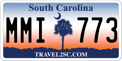 SC license plate MMI773