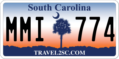 SC license plate MMI774