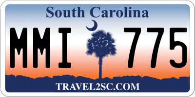 SC license plate MMI775