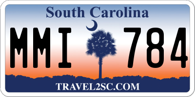 SC license plate MMI784