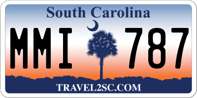 SC license plate MMI787