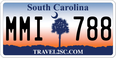 SC license plate MMI788