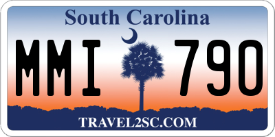 SC license plate MMI790