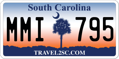 SC license plate MMI795