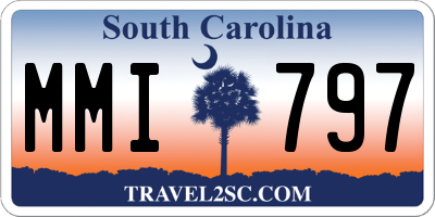 SC license plate MMI797