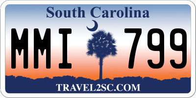 SC license plate MMI799