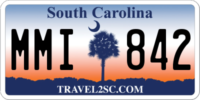 SC license plate MMI842