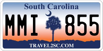 SC license plate MMI855